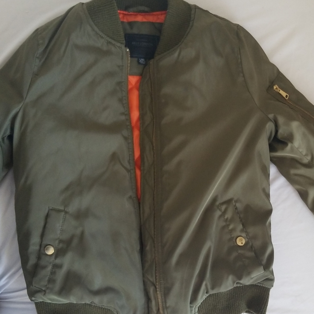 Green Bomber Jacket